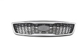 Grila radiator Kia Sorento (Xm), 10.2012-12.2014, model: Sport, montare fata, cu laminat cromate; argintiu, RapidAuto
