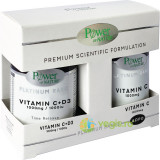Pachet Vitamina C 1000mg &amp; D3 1000iu Platinum 30tb + Vitamina C 1000mg Platinum 20tb