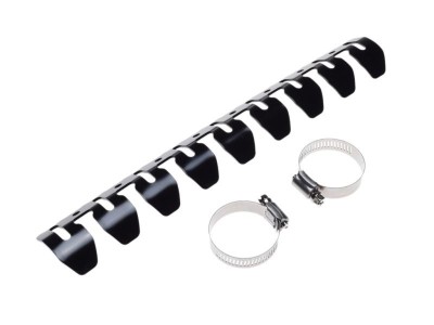 Protectie ornament pentru evacuari, 2 timpi, culoare negru Cod Produs: MX_NEW ABAEX011B foto