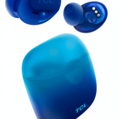 Casti True Wireless TCL SOCL500TWS, IPX4, Bluetooth 5.0, In-Ear, Echo Cancellation (Albastru)