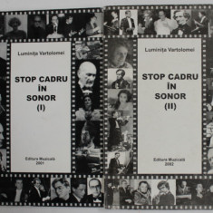 STOP CADRU IN SONOR de LUMINITA VARTOLOMEI , VOLUMELE I - II , 2001