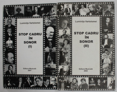 STOP CADRU IN SONOR de LUMINITA VARTOLOMEI , VOLUMELE I - II , 2001 foto
