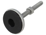 Picioruş rigid inox M12, bază 55mm RST ROZTOCZE 4.431.008SN