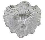 VAS DIN STICLA VINTAGE &Icirc;N FORMĂ STILIZATA DE SCOICĂ, WALTHER GLAS