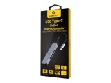 Cumpara ieftin Gembird A, CM, COMBO5, 02 , Adapter USB, C 5, in, 1, HDMI 4K, PD 87W, USB 3.1, USB 2.0, Audio 3.5mm