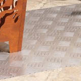 vidaXL Plăci striate antiderapante, 4 buc., 90x40 cm, aluminiu