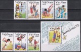 Vietnam 1992 - Jocurile Olimpice - Barcelona, Serie + Colita, MNH