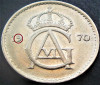 Moneda 50 ORE - SUEDIA, anul 1970 *cod 4518 = A.UNC batere dubla eroare, Europa
