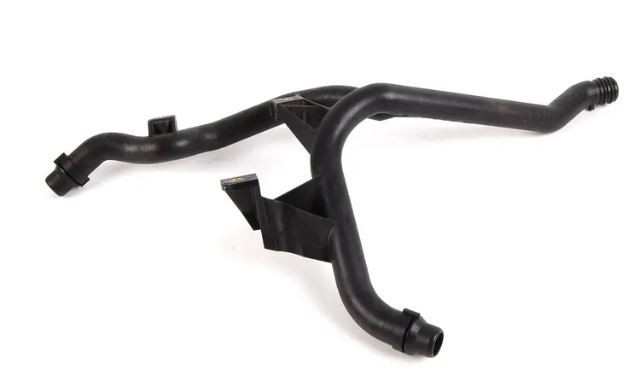 Furtun radiator, BMW 5 E60/E61, 12.2001-2010 motor 520i; 525i; 530i; Seria 7 E65/E66, 03.2003-07.2008, 730i, Cauciuc,