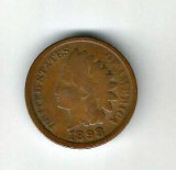 SUA STATELE UNITE ALE AMERICII 1 ONE CENT 1898 INDIAN HEAD STARE FOARTE BUNA, America de Nord