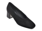 Pantofi eleganti EPICA negri, 3089, din piele intoarsa