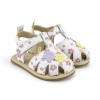 Sandale Fetite Bibi Afeto V Flowers White 20 EU, Alb, BIBI Shoes