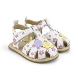 Sandale Fetite Bibi Afeto V Flowers White 18 EU, Alb, BIBI Shoes