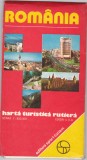 AS - ROM&Acirc;NIA HARTĂ TURISTICĂ RUTIERĂ