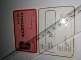 BILET VECHI - HOTEL MUNTENIA