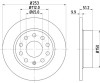 Disc frana SEAT LEON (5F1) (2012 - 2016) KRIEGER 0950004112