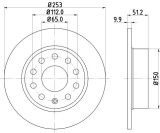 Disc frana FIAT DUCATO bus (250, 290) (2006 - 2016) KRIEGER 0950004112