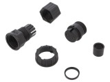 Conector Circular Mufă Dimensiune D Mamă 2 PIN Aurit 20A