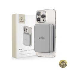 Baterie Externa Wireless Tech-Protect PB11 LifeMag 10000mAh 15W PD + FQI 1 x QI - 1 x USB-C Gri