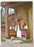 Bnk cp Sat Sugatag - Port maramuresan - circulata - marca fixa, Printata, Maramures