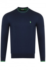 Hanorac barbati US Polo Assn. Sweater Bleumarin Verde foto