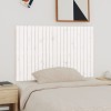VidaXL Tăblie de pat pentru perete, alb, 140x3x90 cm, lemn masiv pin 824919