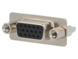 Conector D-Sub 15-Pin Soclu Mamă pentru Panou