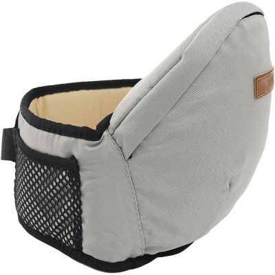 Port-Bebe Ergonomic Ajustabil cu Scaun, 3 Pozitii, Bumbac Respirabil, pentru Copii 0-3 Ani, 20 kg Maxim, 25 x 22 x 18 cm, Gri foto