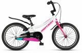 Bicicleta copii Motion Lady, culoare alb/roz, roata 20", cadru din otel Cod:52074000001