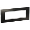 Rama Ornament 7M inox Schneider Eazy Styl negru crom LMR7737038