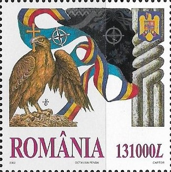 2002-LP 1598-Romania invitata in NATO, marca cu holograma foto