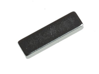 Magnet de neodim, 15 x 10 x 3 mm, Negru / Argintiu foto