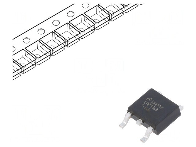 Stabilizator de Tensiune LDO 5V 0.05A TO252-3