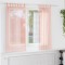 vidaXL Perdele Voile cu buzunare pentru bare 2 buc Roz 4102196