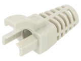 Protecție mufă RJ45 gri deschis pentru cabluri Ethernet