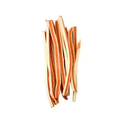 RECOMPENSE PENTRU CAINI FLAMINGO SNACK HAPKI STRIPS PUI SI PESTE 85GR foto