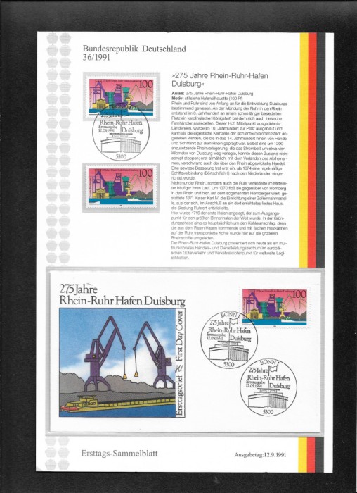 Germania FDC 36.1991