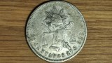 Mexic - moneda de colectie foarte rara - 25 centavos 1879 ZsS (Zacatecas) - argint 0.903 - pentru cunoscatori !