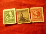 Serie mica Thuringia 1945 , fara guma, Nestampilat