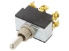 Comutator Basculant DPDT (ON)-OFF-(ON) TB1-2G-DC-6 Seria TB/TB1, 3 Pozitii, Terminale cu Surub