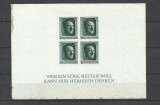 GERMANIA REICH 1937 EXPO BERLIN BLOC 9 MNH - MICI PETE PE MARGINEA BLOCULUI