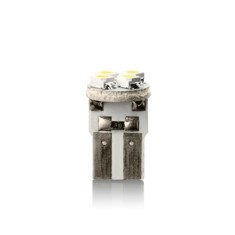 Set 2 becuri auto LED Vecta T10 W5W 12V 5W cu 4 SMD, lumina alba