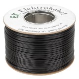 Cablu 10m difuzor cupru 2x1mm2 SMYP plat cu izolatie PVC negru Cabletech KAB0574-10