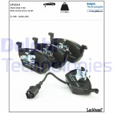 DELPHI LP1514 set placute frana,frana disc
