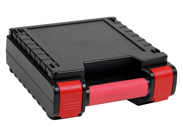 Valiză de Transport ABS Neagră/Roșu 256x240x94mm