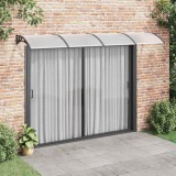 Copertina Usa/Intrare Policarbonat 350x100 cm Negru vidaXL Protectie Ploaie/Soare