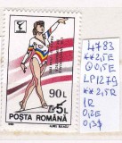 1992 Camp. mond. individuale de gimn. Supratipar LP1279 MNH Pret 1,5+1 Lei, Sport, Nestampilat