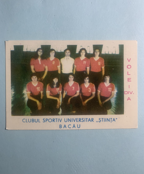 Calendar 1979 club sportiv universitar Știința Bacău