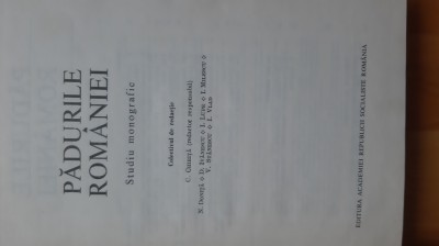 Padurile Romaniei . Studiu monografic (1981) silvicultura paduri ecologie foto