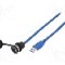 Conector {{Tip conector}}, piuli&amp;#355;a din spate, pt. montare pe panou, ENCITECH - 1310-1015-02